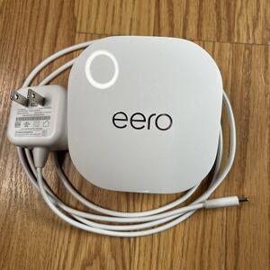 EERO R010001 6 Plus Dual Band Mesh Wi-fi System Router WHITE with Charger